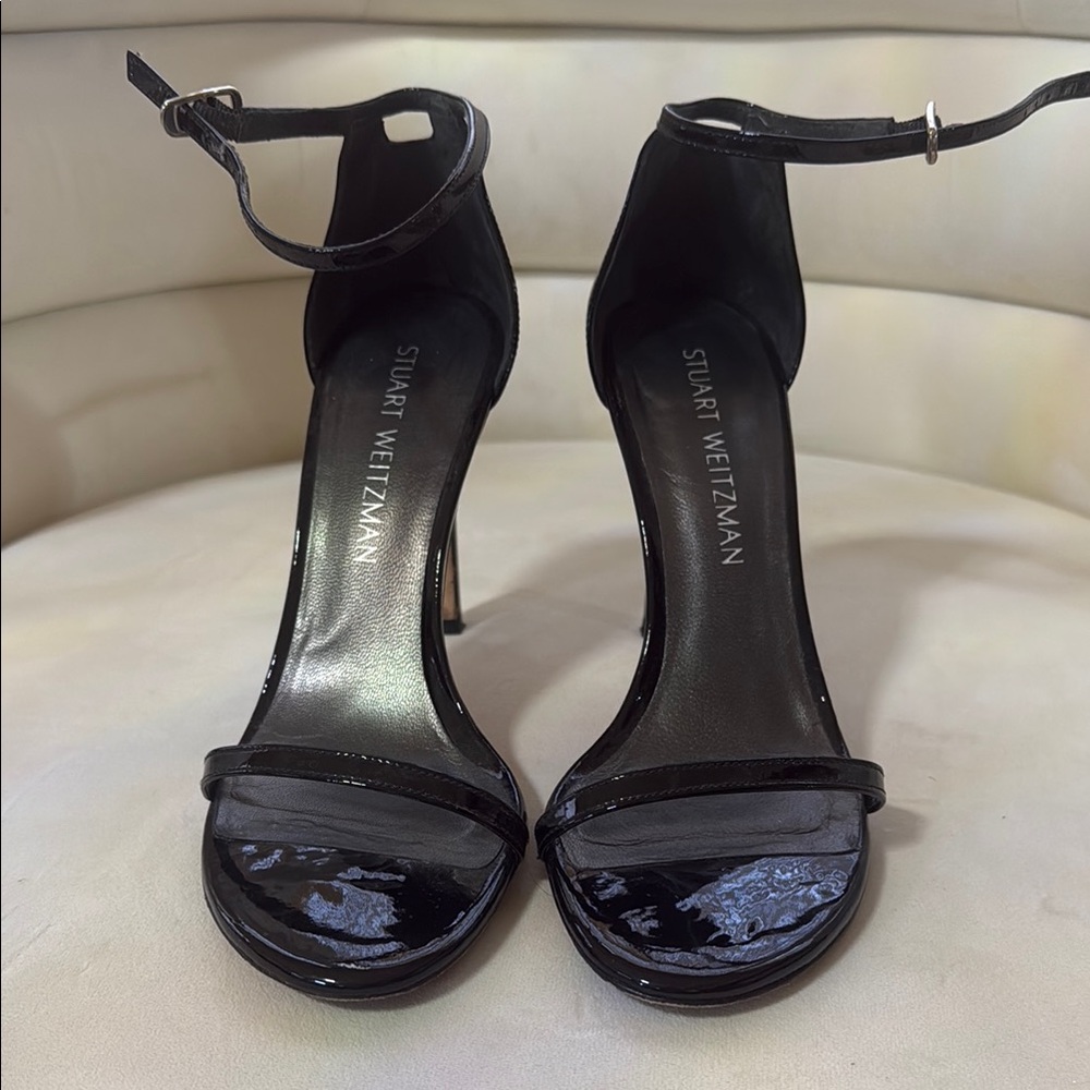 Stuart Weitzman Nudist Black Women's Heels